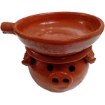 Scalda 'Nduja artigianale in terra cotta